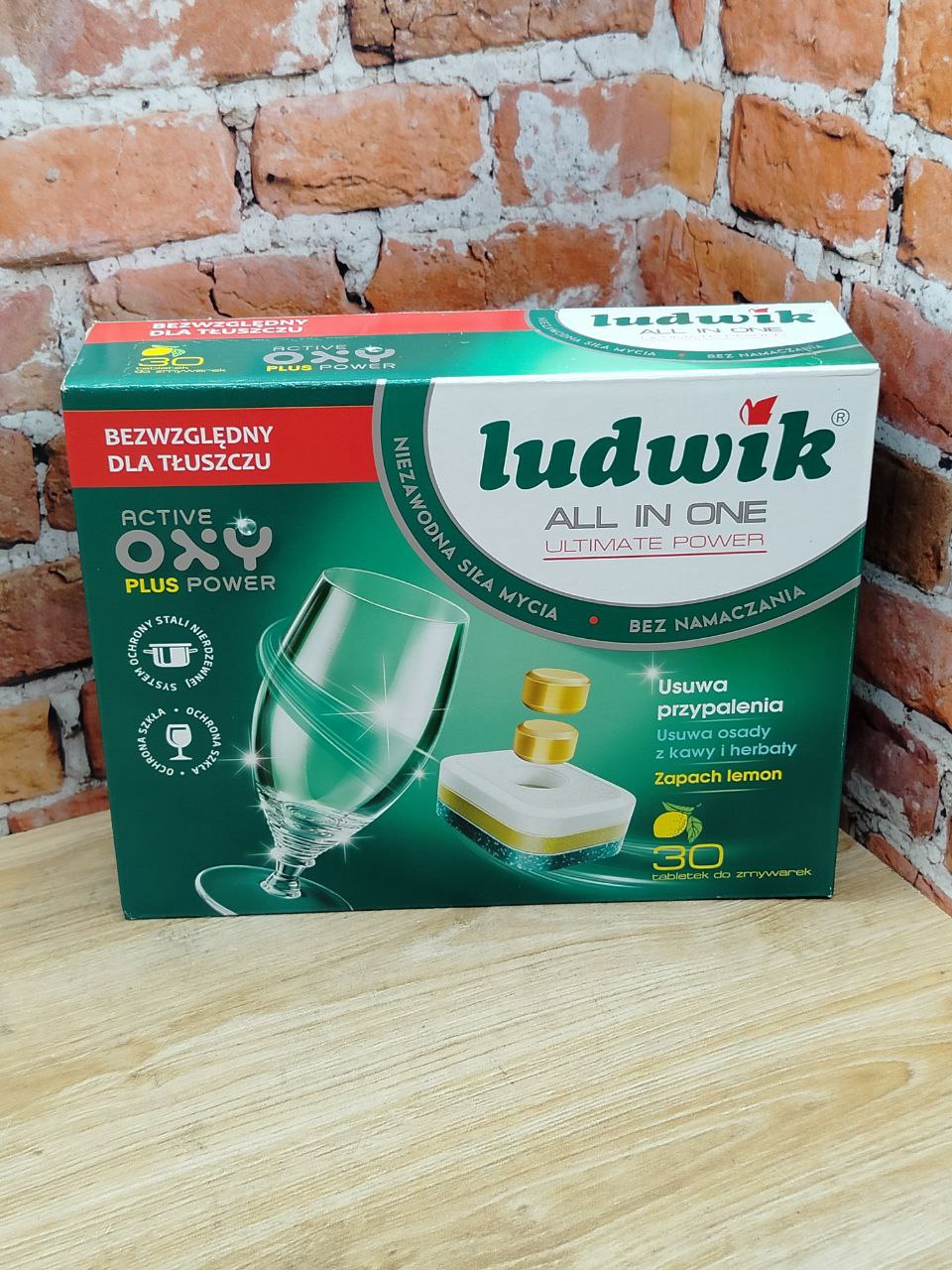 Ludwik ALL in one Ultimate Power Таблетки для посудомоечных машин Лимон 30 шт
