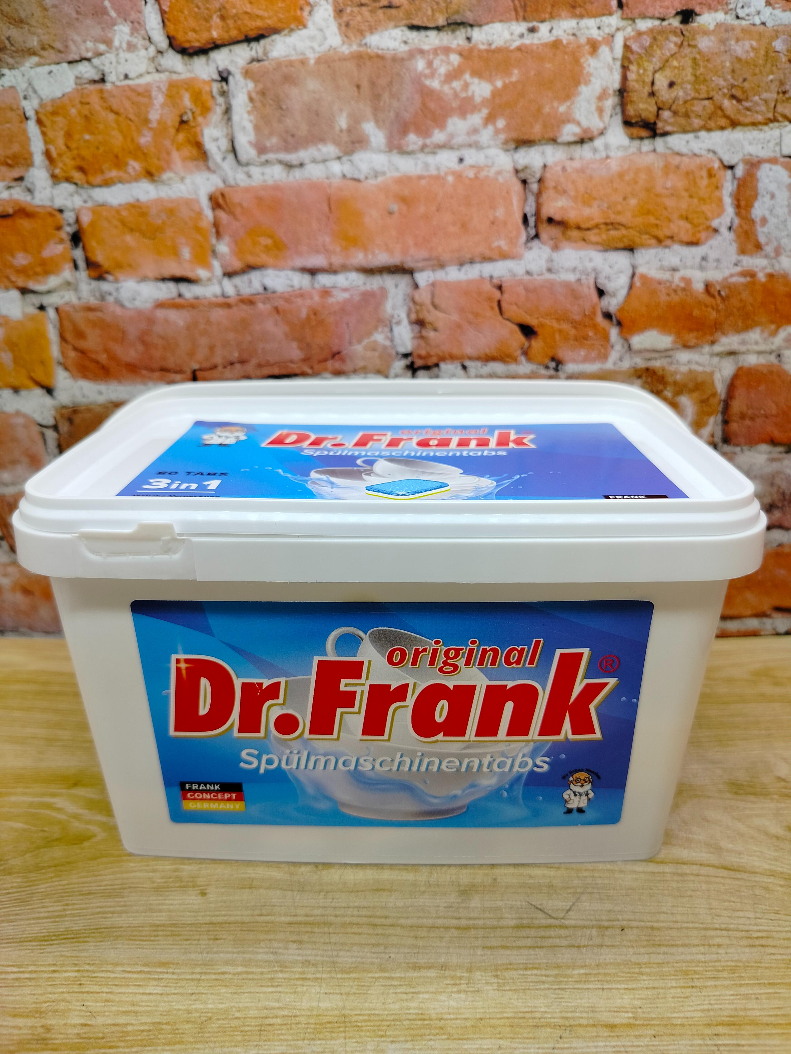 Dr.Frank Таблетки для посудомоечной машины 3 в 1 80 шт