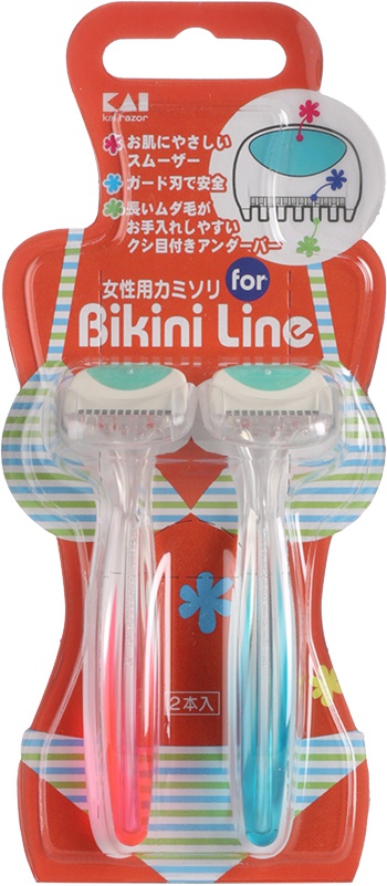 Kai Razor Bikini Line Бритва одноразовая 1-лезвийная безопасная женская для зоны бикини