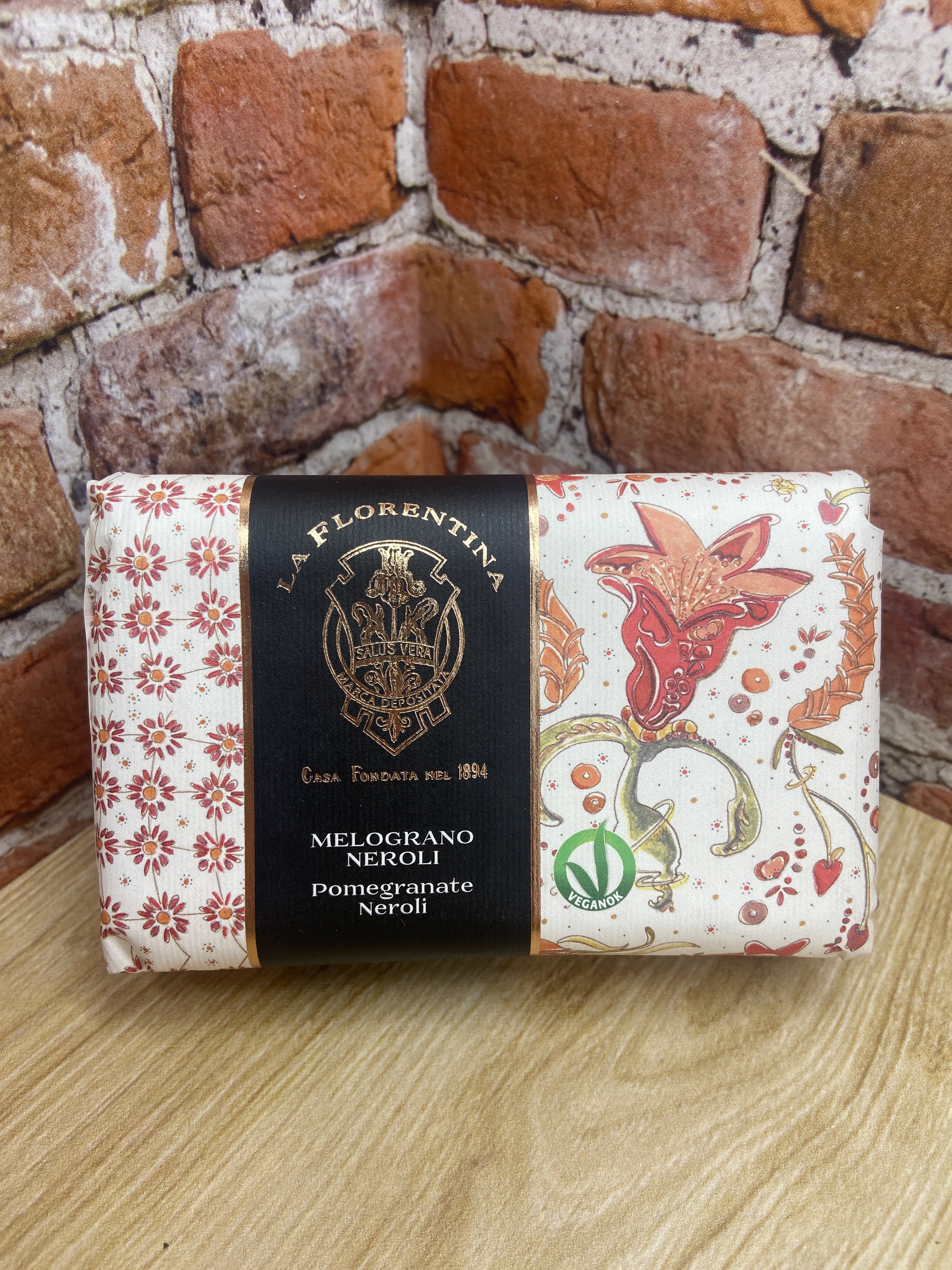 La Florentina Giardino Segreto Pomegranate & Neroli Премиальное мыло Гранат и Нероли 275 гр