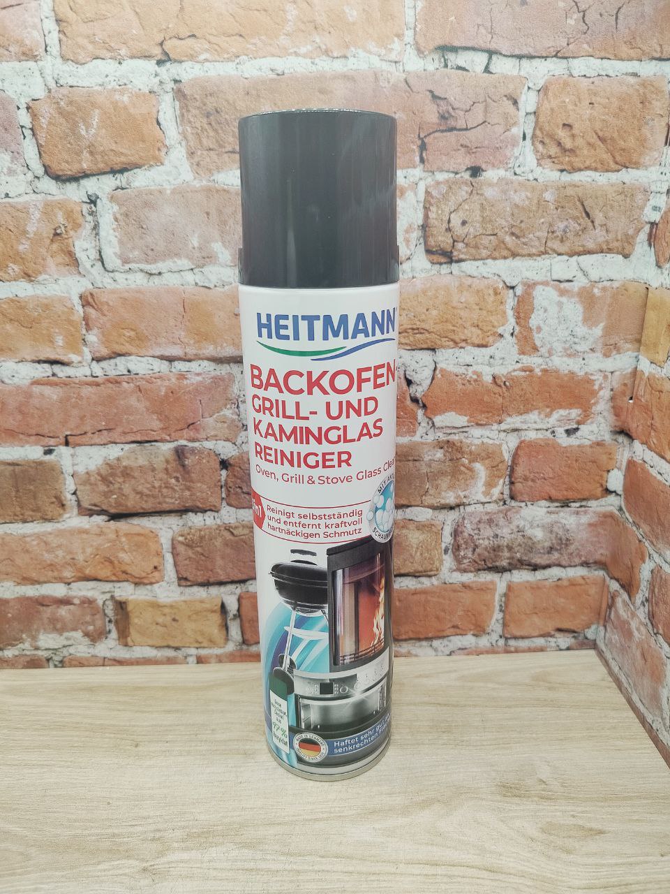 Heitmann Мощный аэрозольный очиститель духовок и грилей, горячая и холодная чистка 400 мл