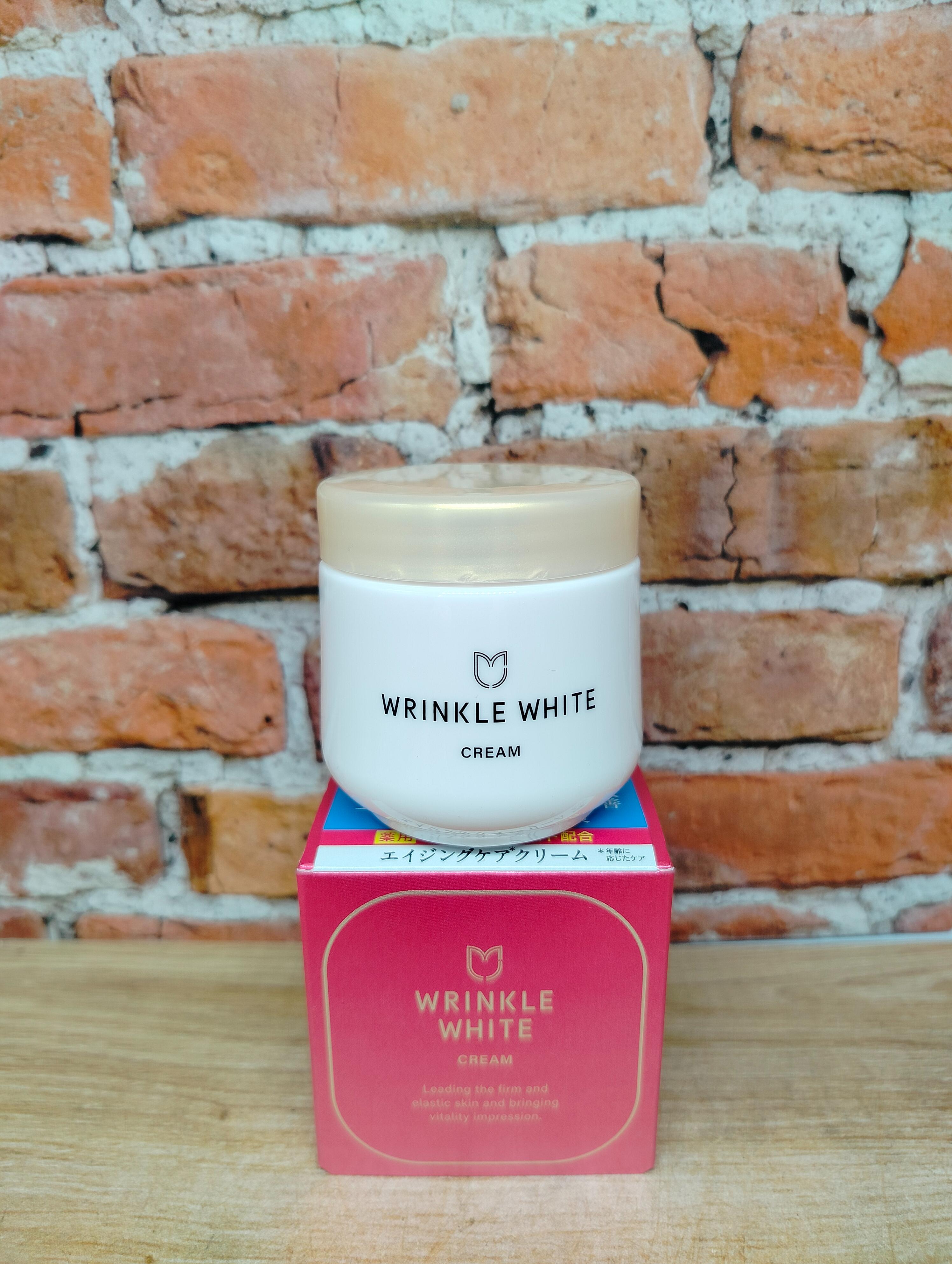 Meishoku Wrinkle White Cream Крем для лица против морщин выравнивающий тон кожи 50 гр