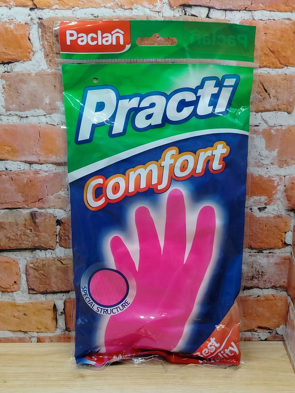 Paclan Practi Comfort Перчатки резиновые размер S