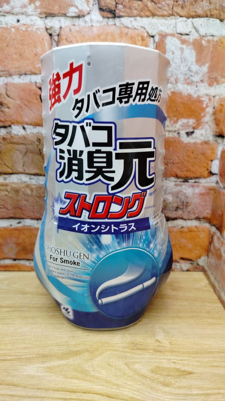 Kobayashi Shoshugen for Tobacco Жидкий дезодорант для комнат против запаха табака, с цитрусово-цветочным ароматом 400 мл