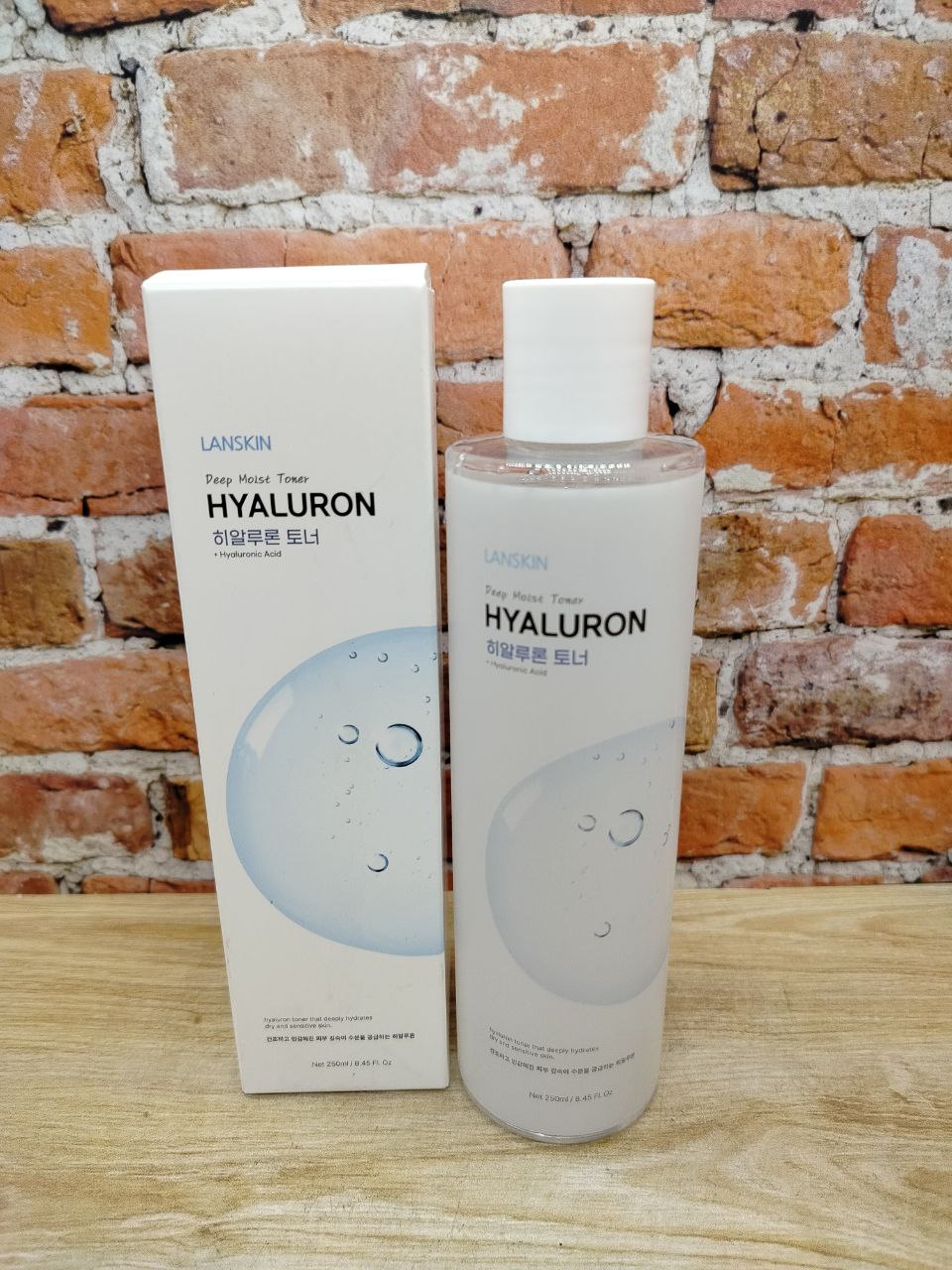 LanSkin Deep Moist Toner Hyaluron Глубоко увлажняющий тонер для лица с гиалуроновой кислотой 250 мл