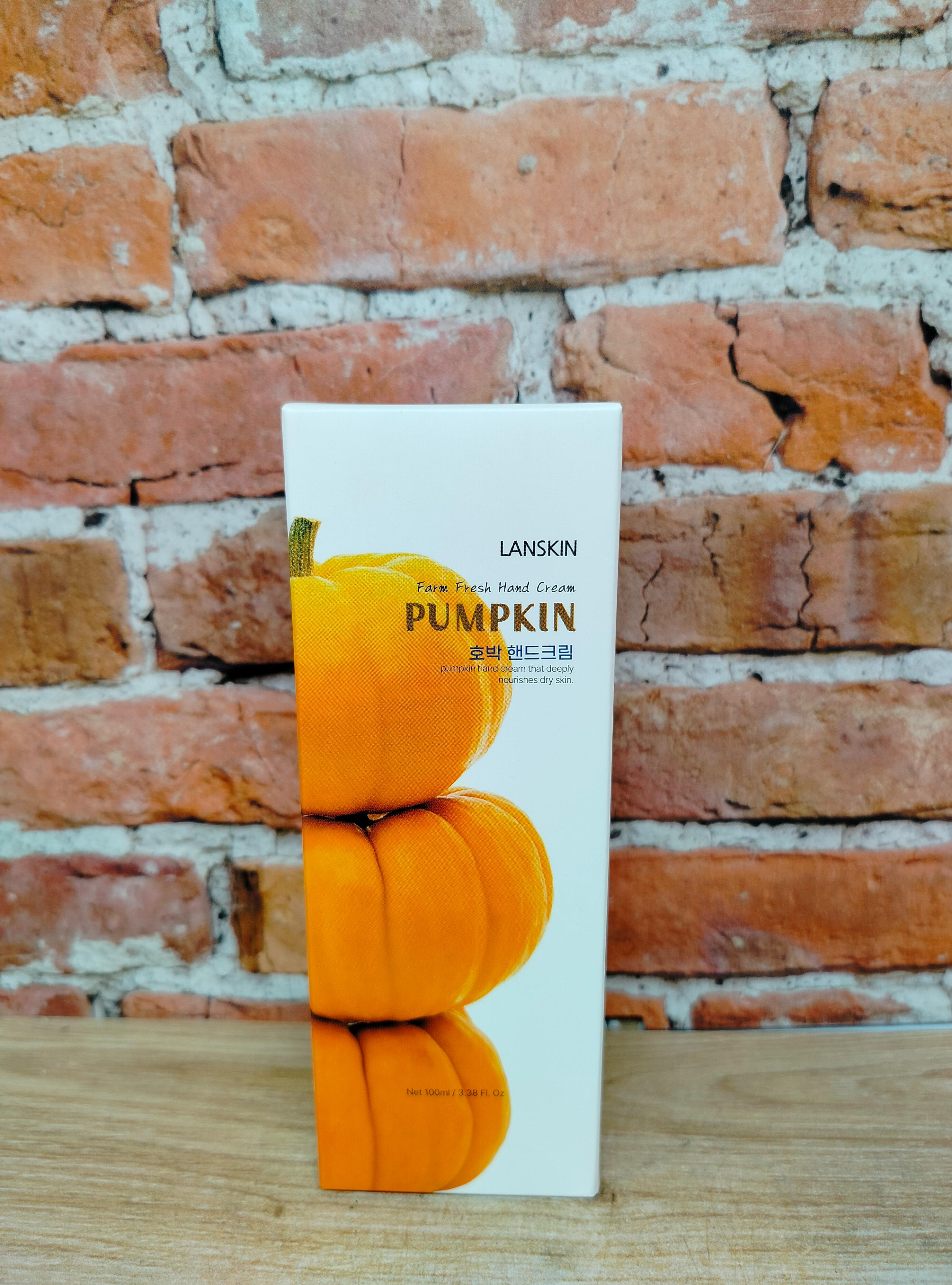 LanSkin Farm Fresh Pumpkin Hand Cream Тонизирующий крем для рук экстрактом тыквы 100 мл