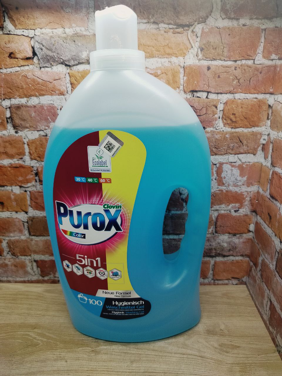 Clovin Purox Color Mix Гель для стирки цветного белья 5 в 1 3 л на 100 стирок