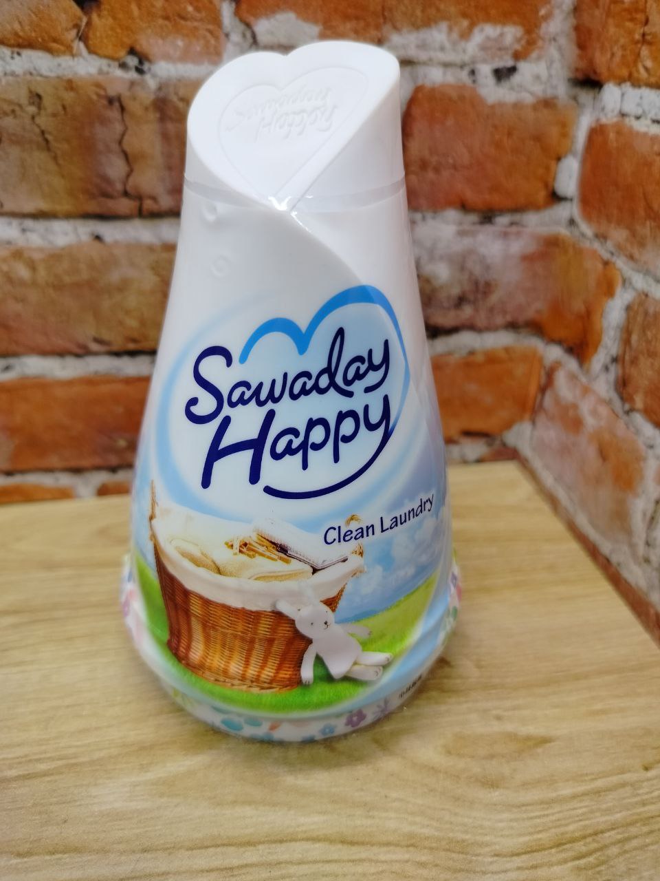 Kobayashi Sawaday Happy Clean Laundry Гелевый освежитель воздуха для комнаты с ароматом Чистого белья 120 гр