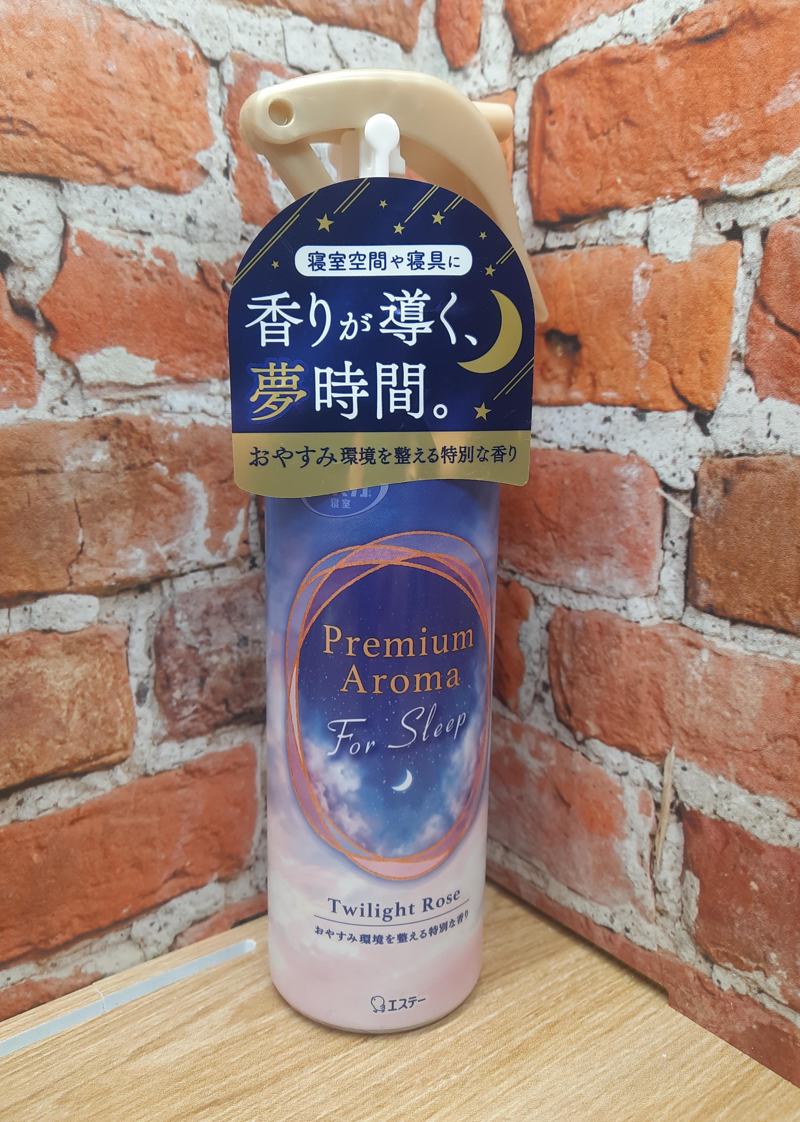 ST Shoushuuriki Premium Aroma For Sleep СпST Shoushuuriki Premium Aroma Спрей дезодорант–ароматизатор для комнат и текстиля Розовые сумерки 165 мл