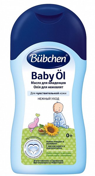 Bubchen Baby Ol  Масло для младенцев 400 мл с рождения