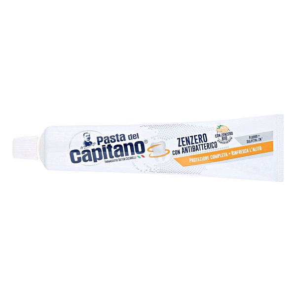 Pasta Del Capitano Total Protection & Fragrant Breath Ginger Зубная паста для комплексной защиты полости рта и светжести дыхания Имбирь 15 мл