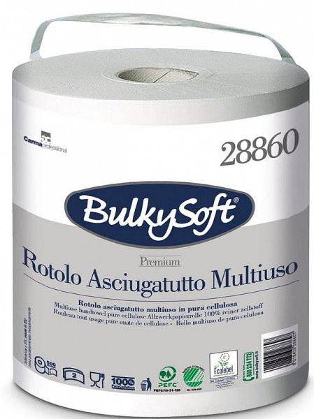 BulkySoft Premium Rotolo Asciugatutto Multiuso Полотенца бумажные отрывные 2-ух слойные 500 листов